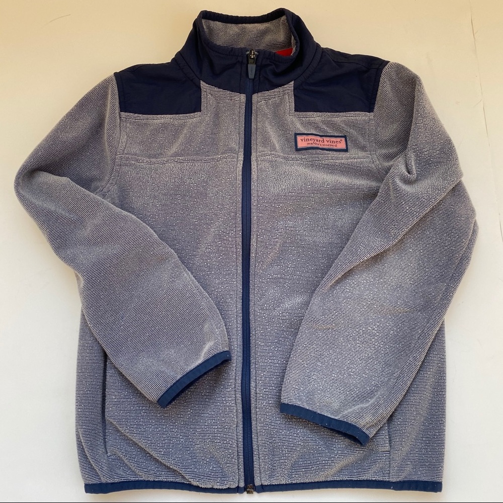 Vineyard Vines Boys full zip Pullover Small 8-10